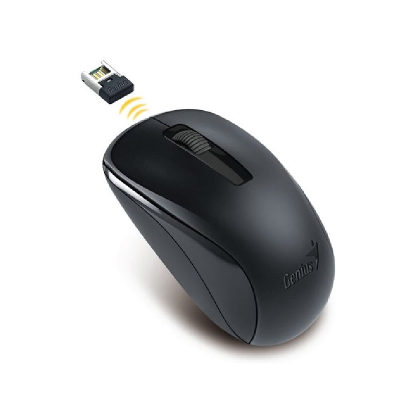 เม้าส์ไร้สาย Genius Wireless Mouse NX-7005 สีดำ - OfficeBigbox