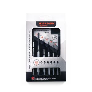 ชุดไขควงช่างซ่อมนาฬิกา 6 ชิ้น Illumix